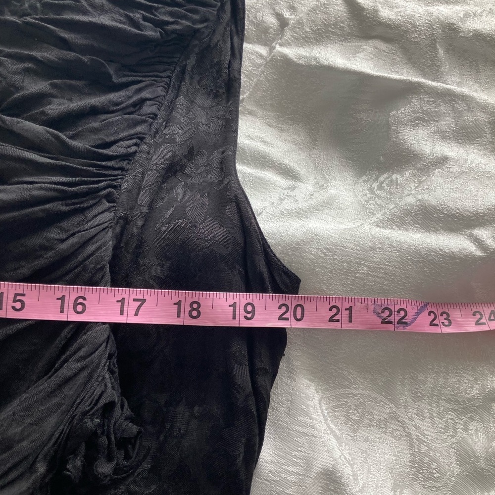 Majorelle black ruffle mini dress size xL - Picture 7 of 9